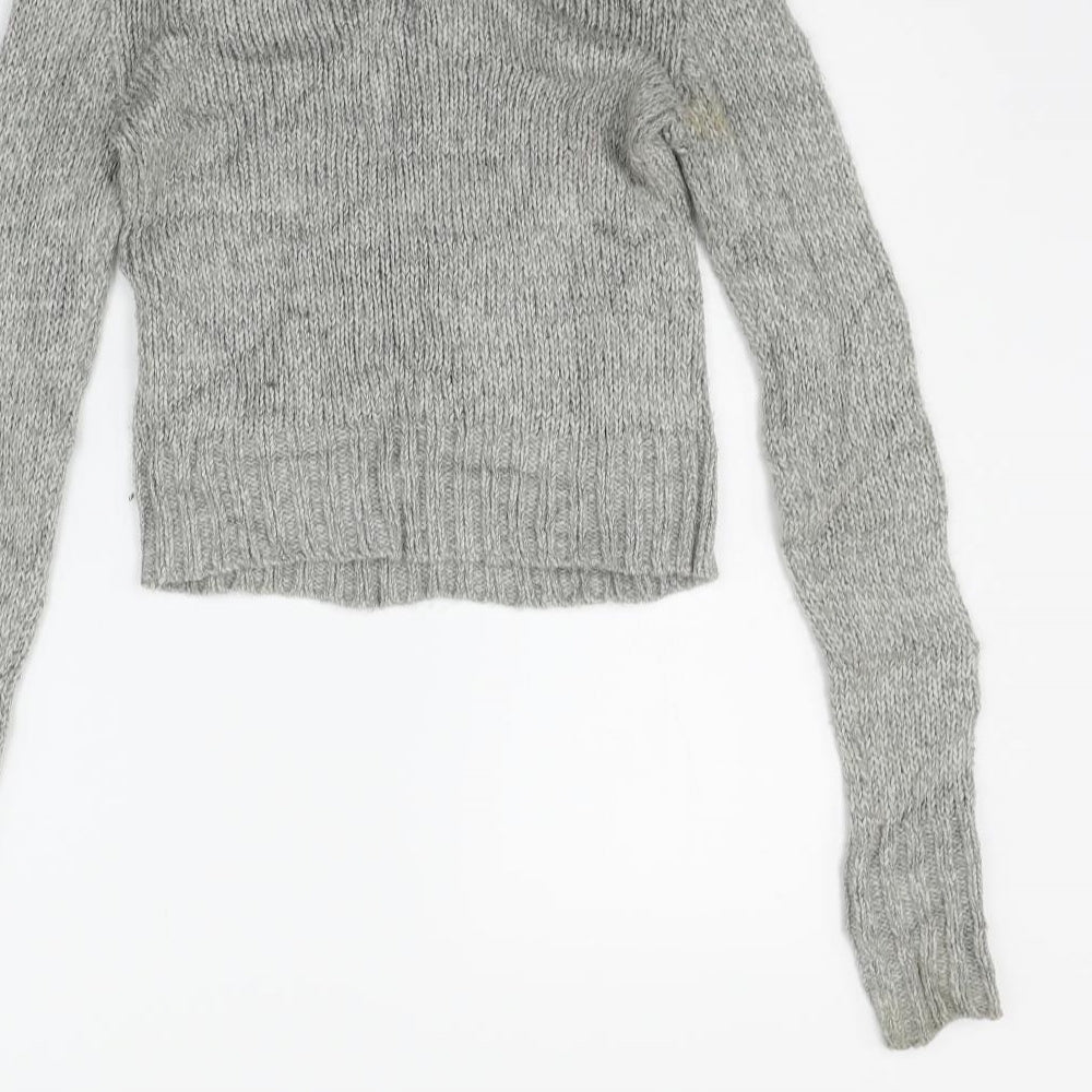 Decree Womens Grey   Pullover Jumper Size M
