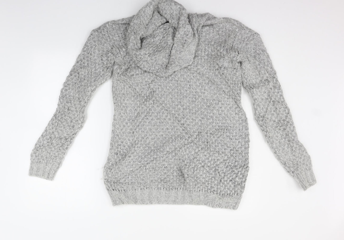 Marks and Spencer Womens Grey   Pullover Jumper Size 8