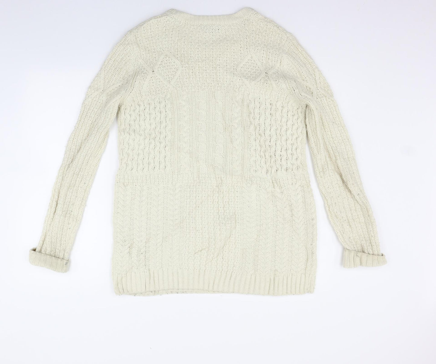 Topshop Womens Beige   Pullover Jumper Size 8