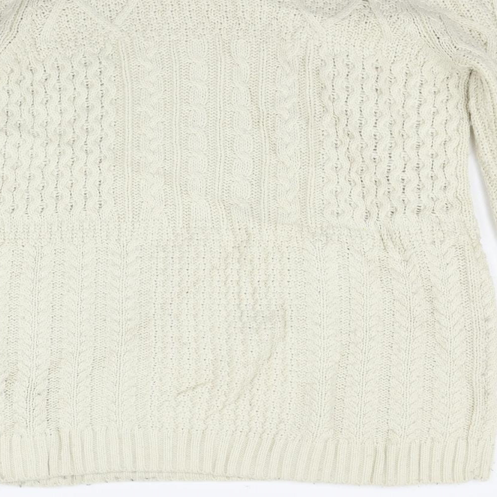 Topshop Womens Beige   Pullover Jumper Size 8