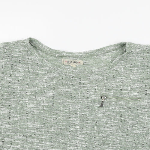 New Look Womens Green   Pullover Jumper Size 8