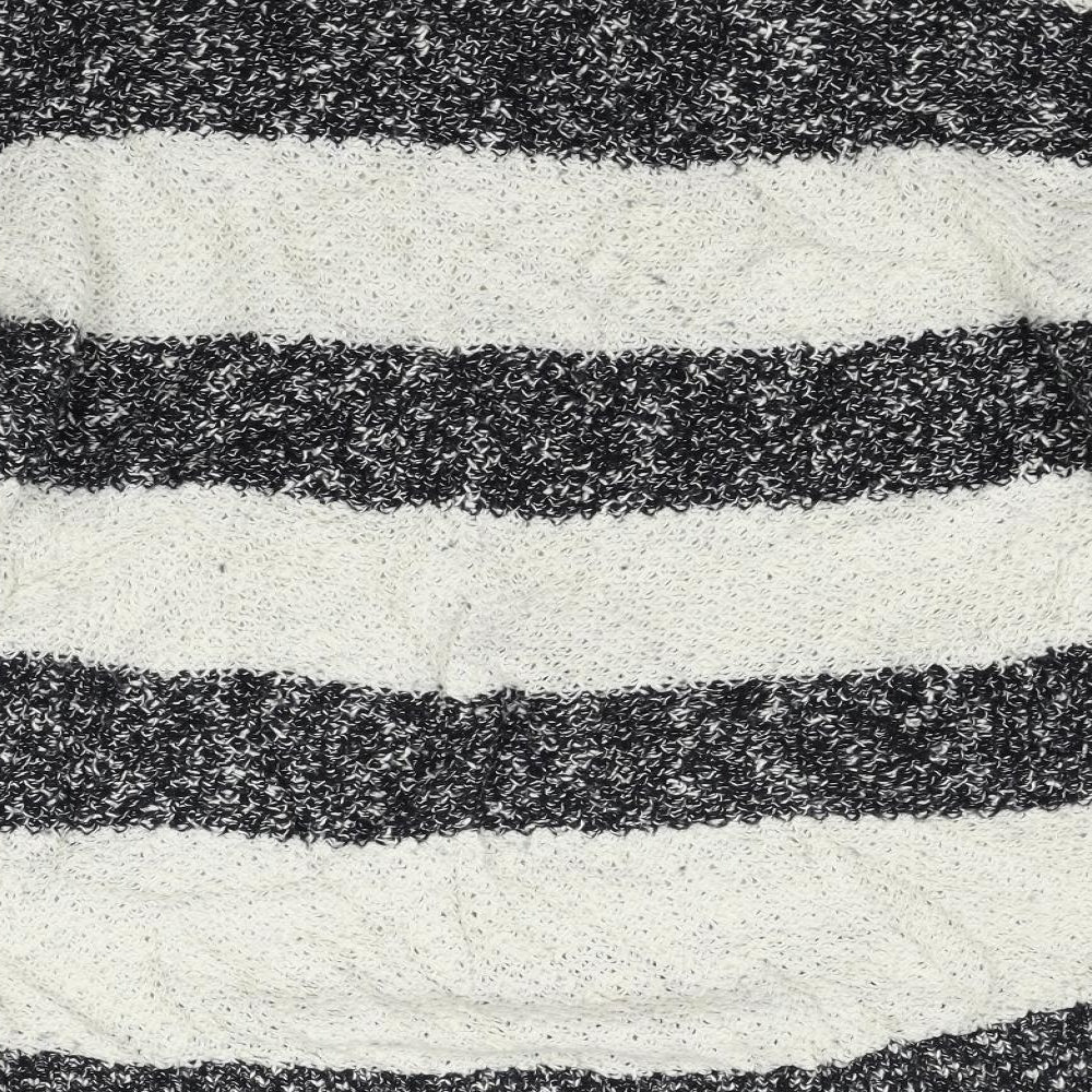 Superdry Womens Beige Striped  Pullover Jumper Size M