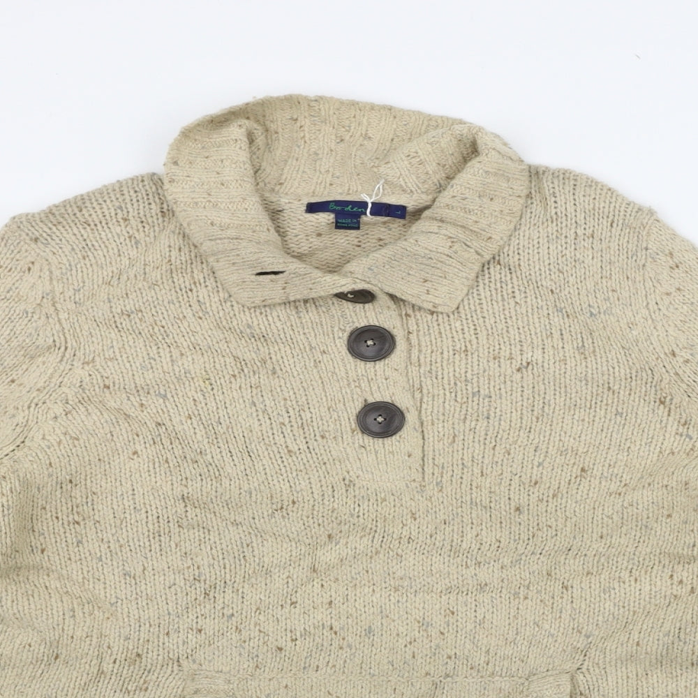 Boden Womens Beige   Pullover Jumper Size L