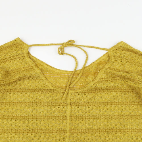NEXT Womens Yellow   Pullover Jumper Size 14