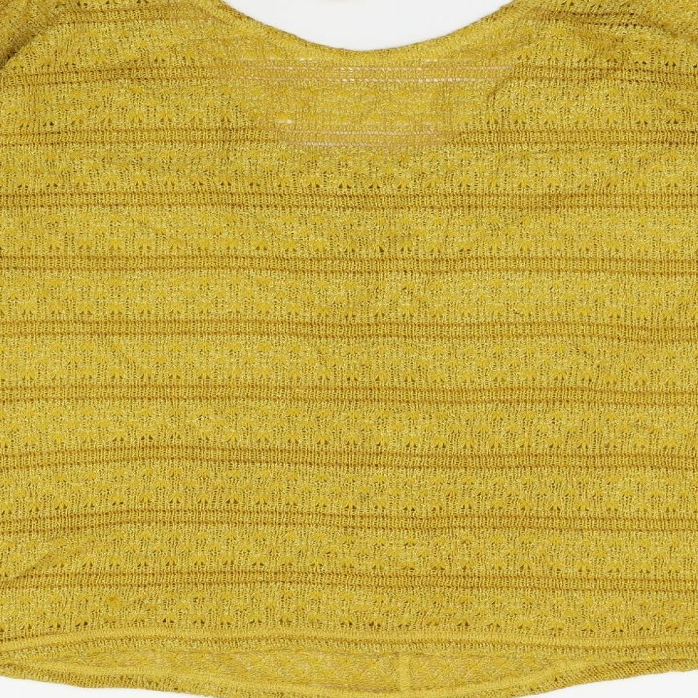 NEXT Womens Yellow   Pullover Jumper Size 14