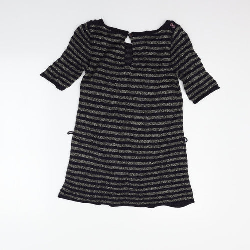 River Island Womens Blue Striped  Pullover Jumper Size 8