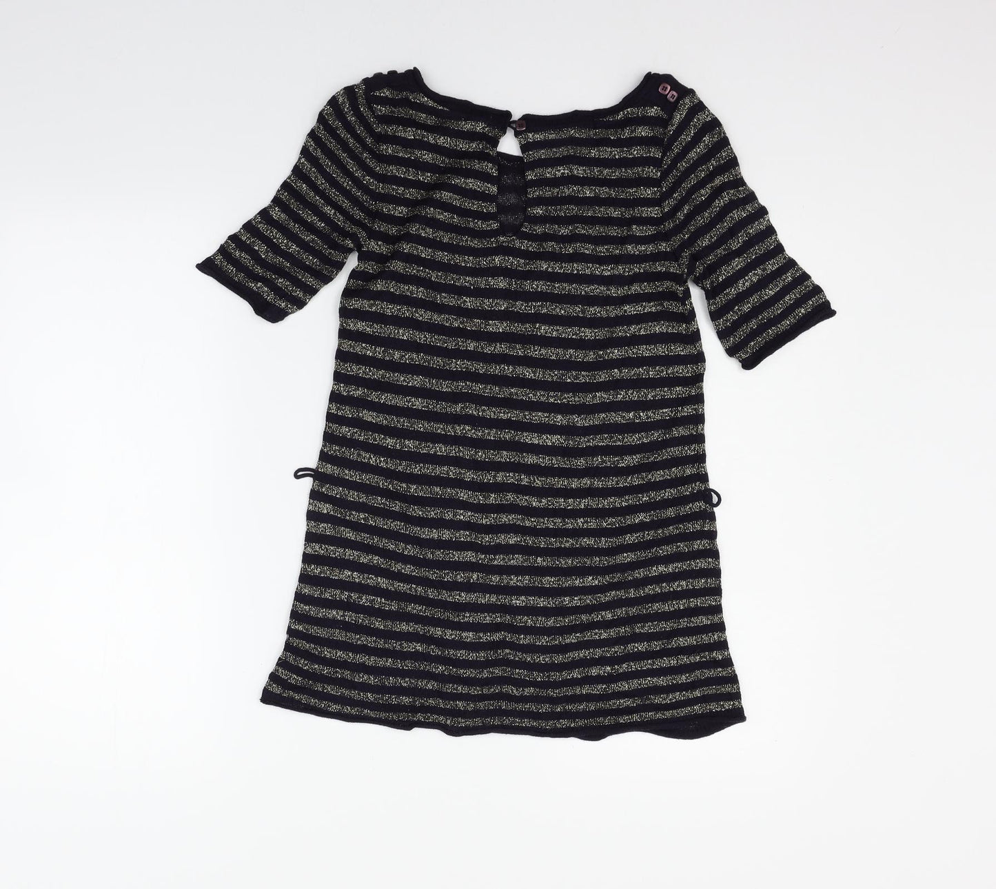 River Island Womens Blue Striped  Pullover Jumper Size 8