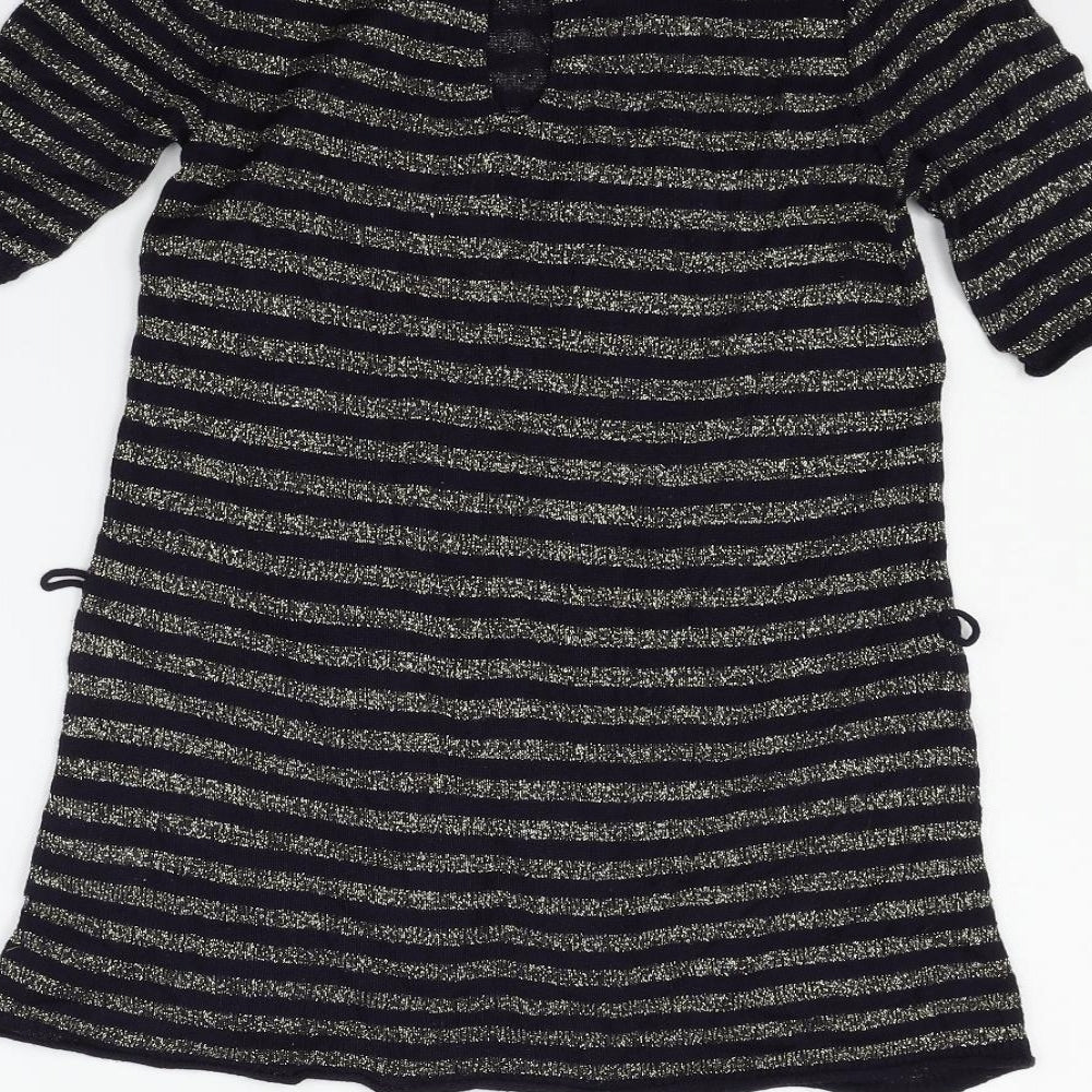 River Island Womens Blue Striped  Pullover Jumper Size 8