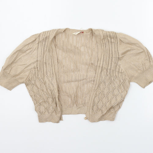 Miss Selfridge Womens Beige   Cape Jumper Size 10