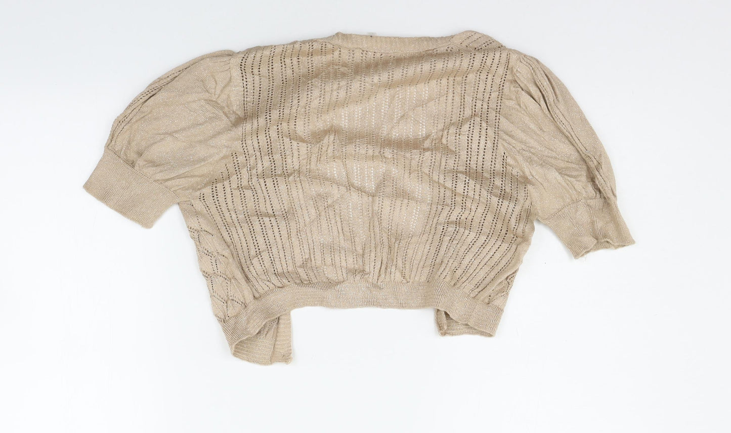 Miss Selfridge Womens Beige   Cape Jumper Size 10