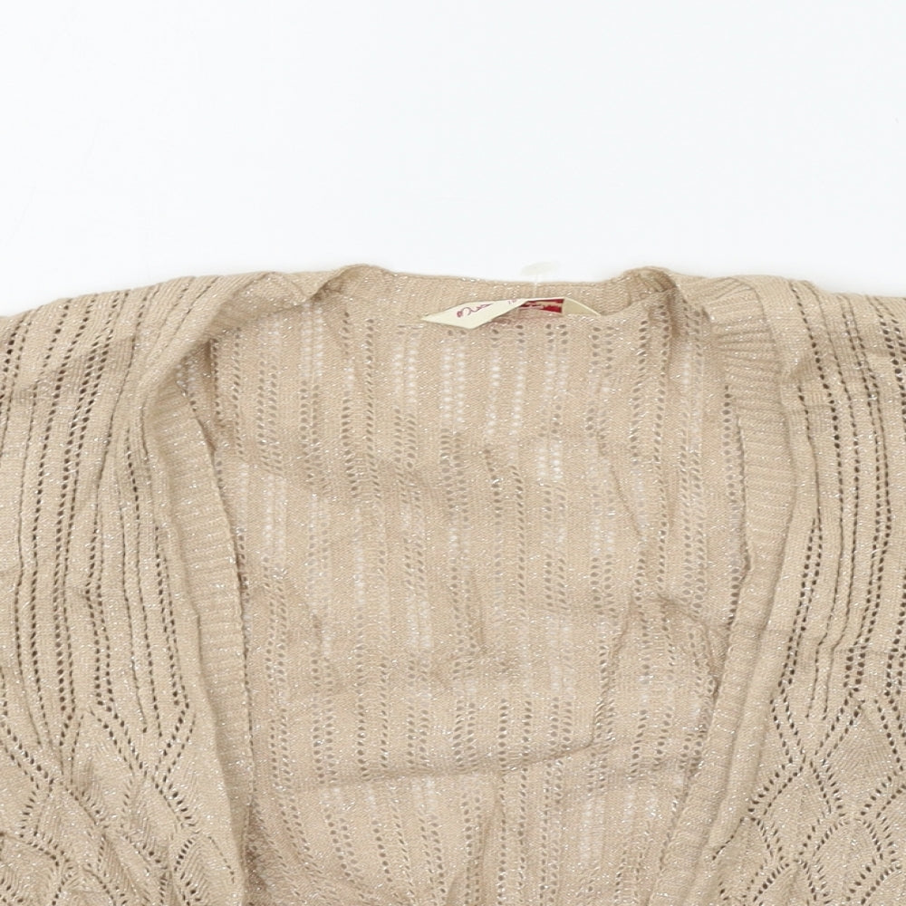 Miss Selfridge Womens Beige   Cape Jumper Size 10