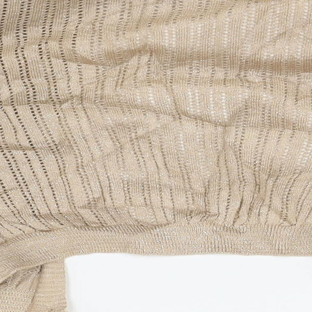 Miss Selfridge Womens Beige   Cape Jumper Size 10