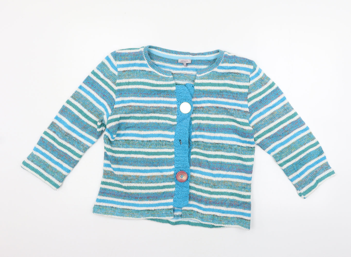 Per Una Womens Blue   Cardigan Jumper Size 16