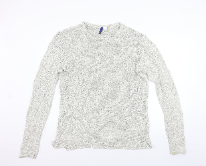 Divided Womens Beige Pullover Jumper Size M