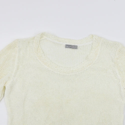Per Una Womens Beige   Pullover Jumper Size M  - washable marks
