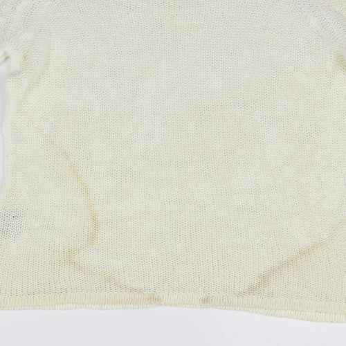 Per Una Womens Beige   Pullover Jumper Size M  - washable marks