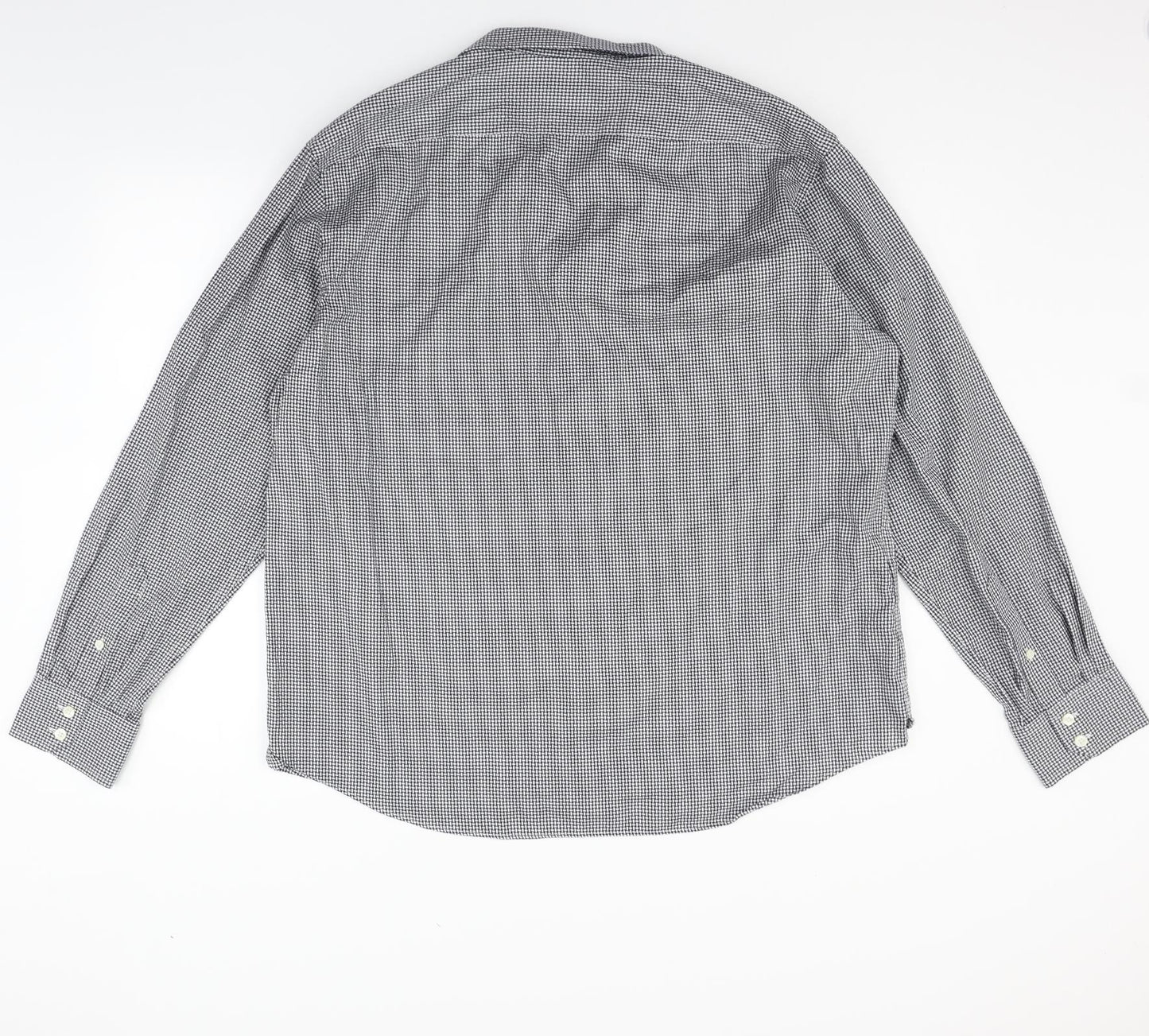 Marks and Spencer Mens Grey    Button-Up Size XL