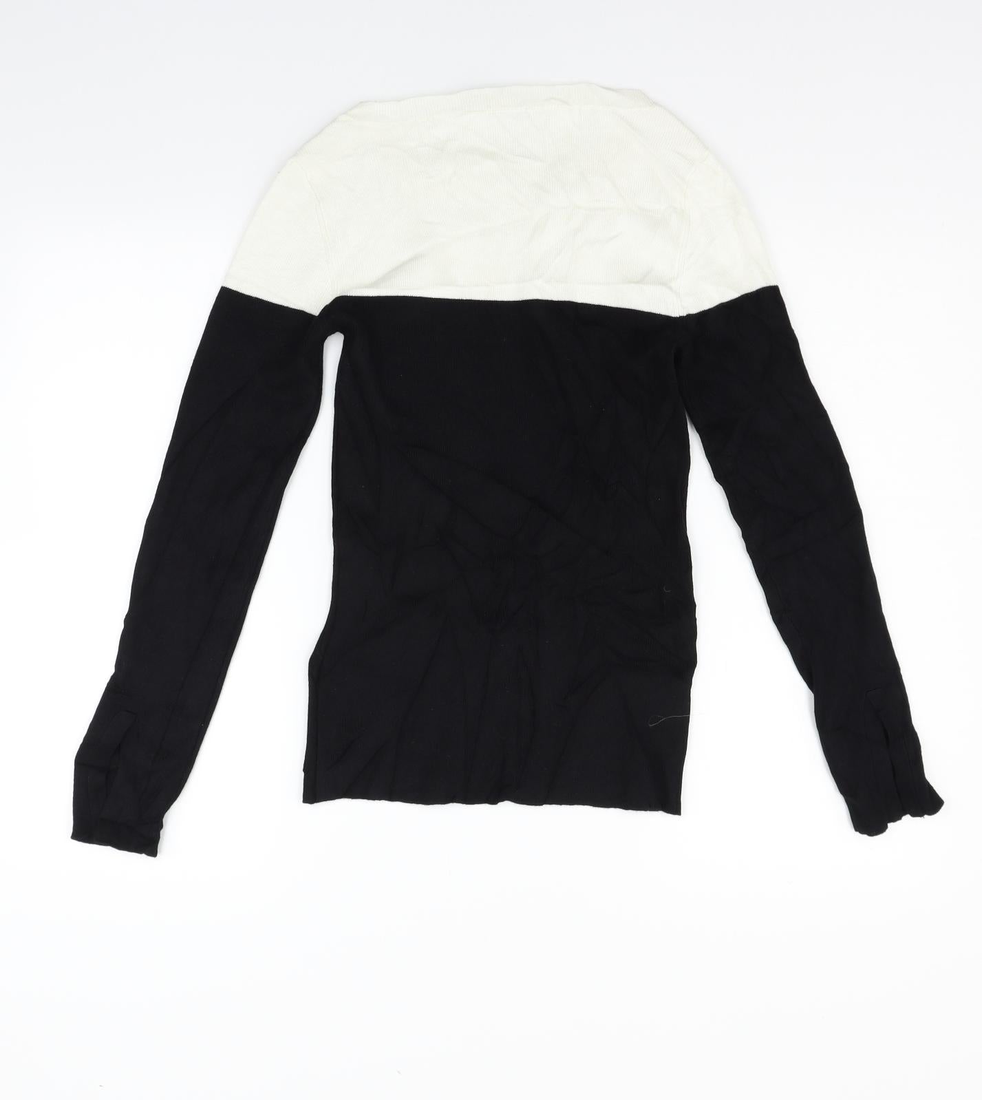 Oasis Womens Black   Pullover Jumper Size S