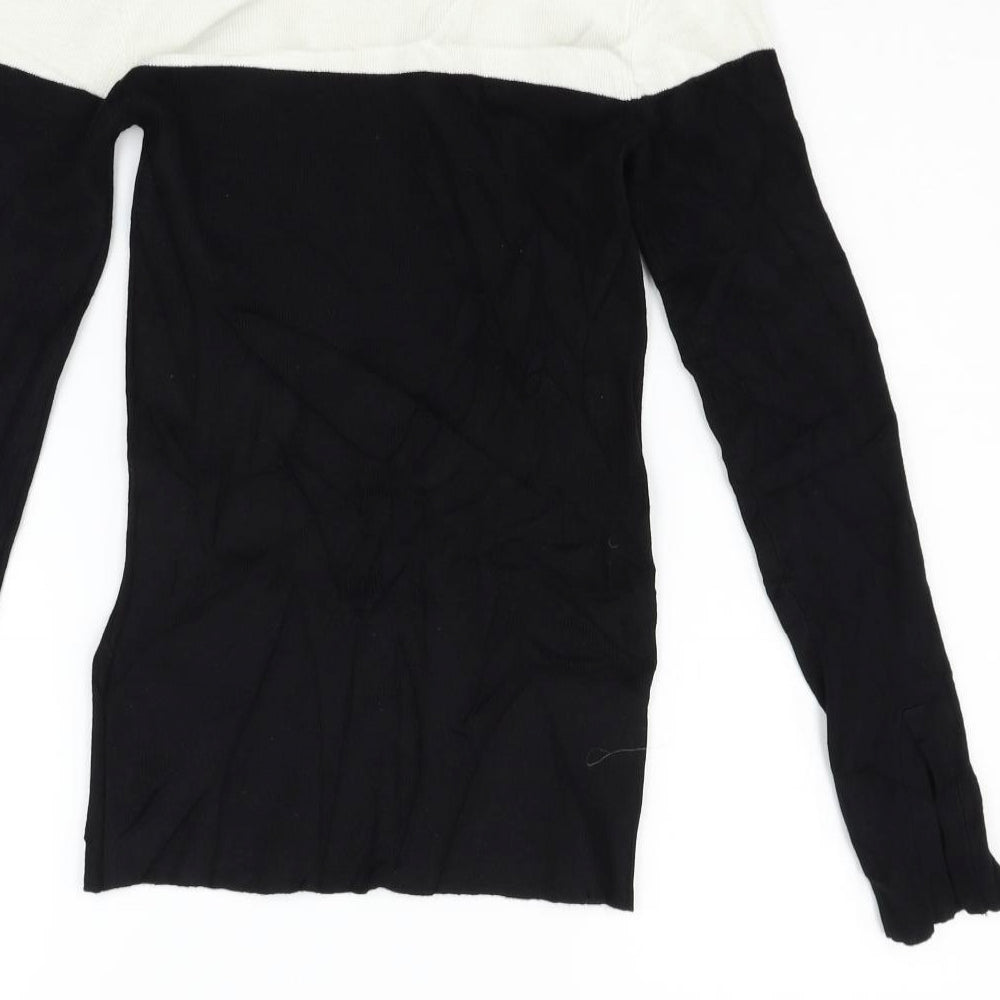 Oasis Womens Black   Pullover Jumper Size S