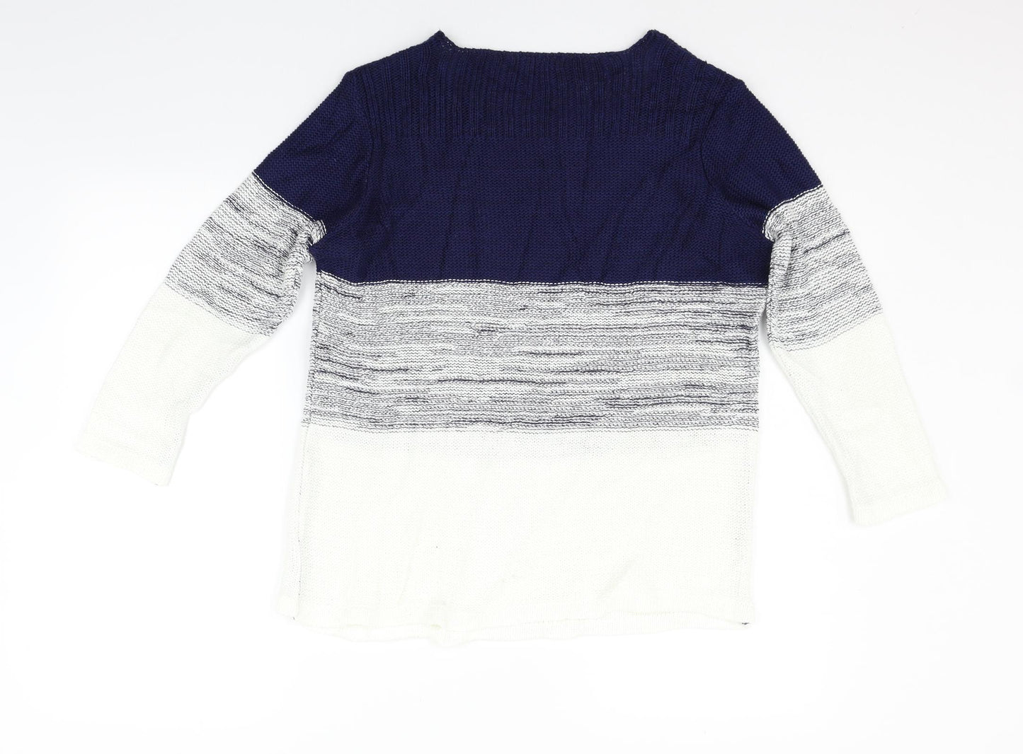 Simply Stock Shop Womens White   Pullover Jumper Size M