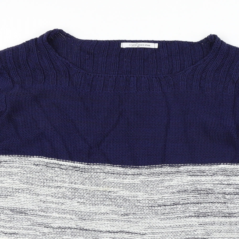 Simply Stock Shop Womens White   Pullover Jumper Size M