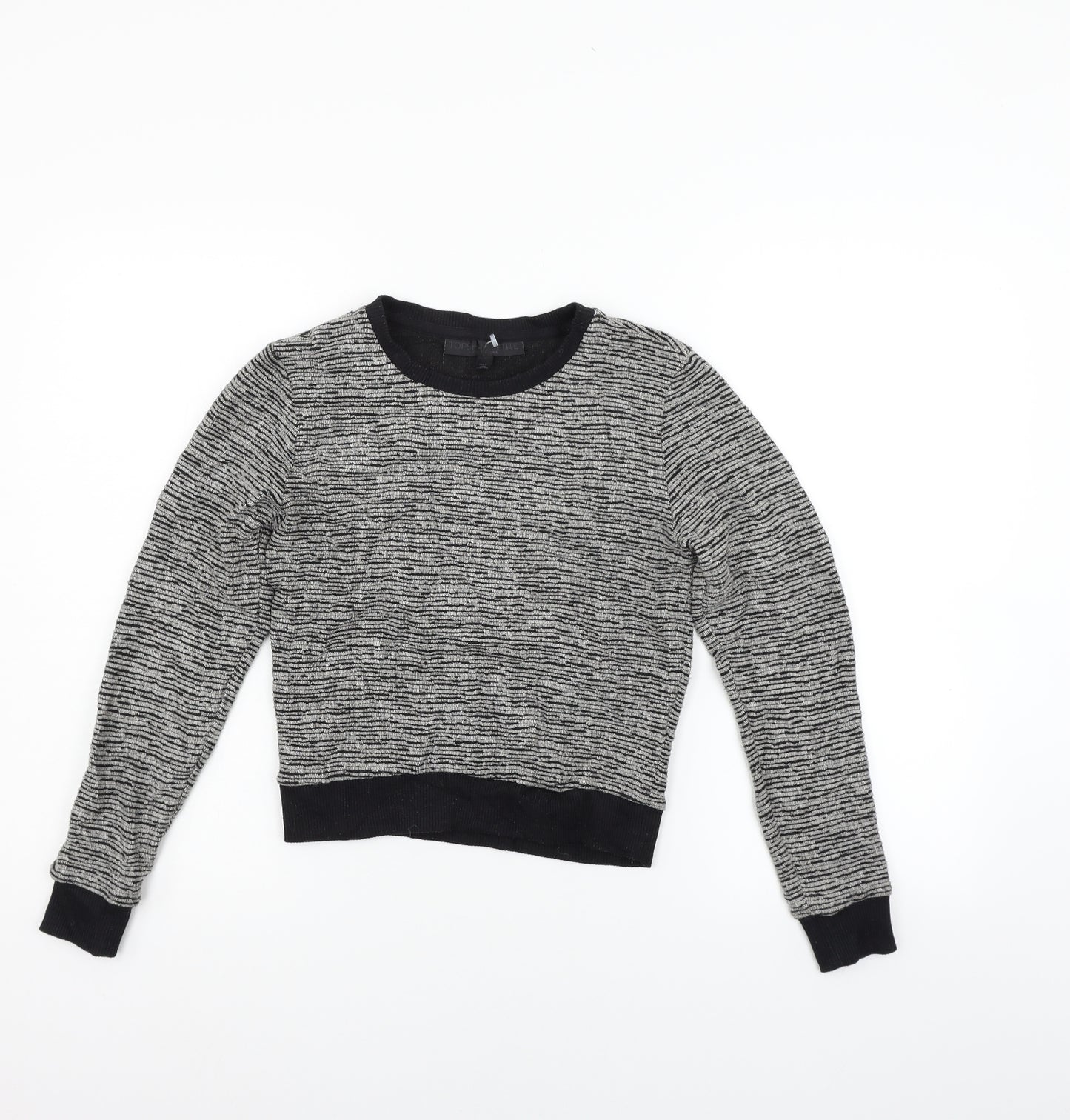 Topshop Womens Grey   Pullover Jumper Size 6