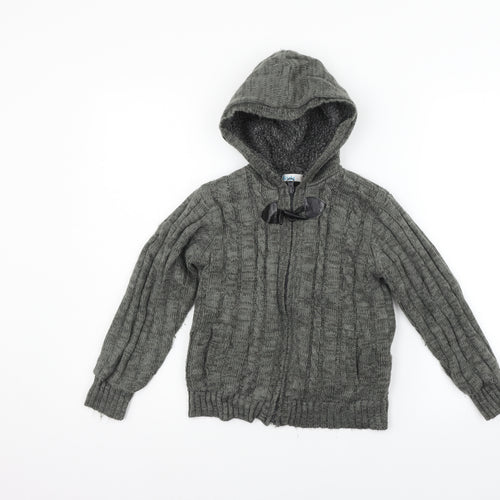 M&Co Girls Grey   Jacket  Size 7-8 Years