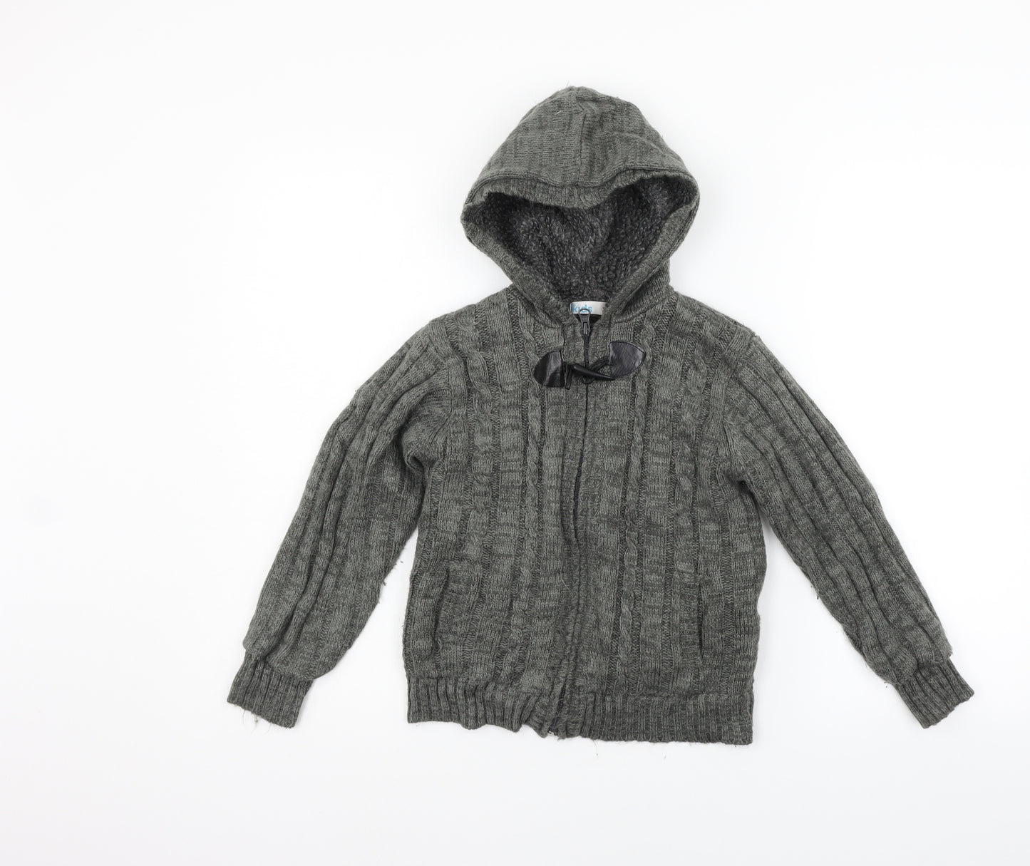 M&Co Girls Grey   Jacket  Size 7-8 Years