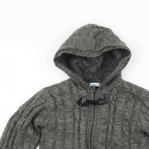 M&Co Girls Grey   Jacket  Size 7-8 Years