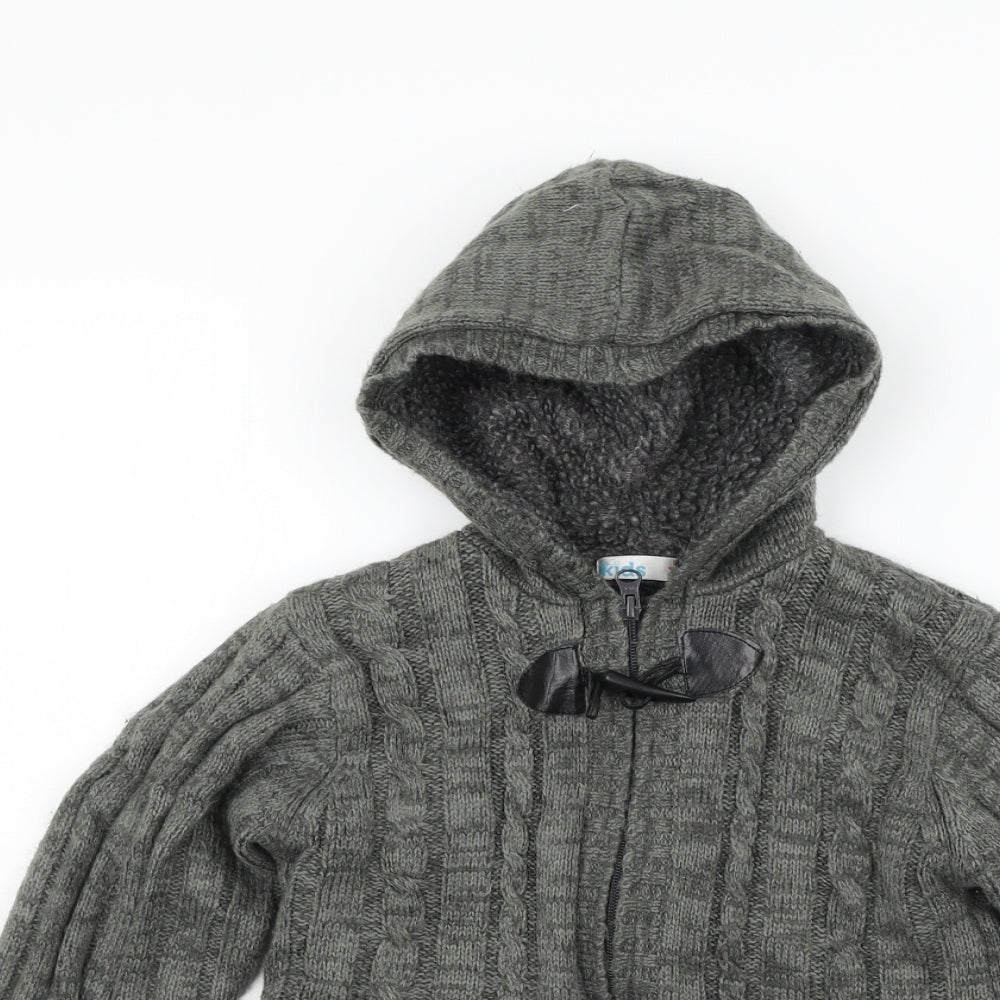 M&Co Girls Grey   Jacket  Size 7-8 Years