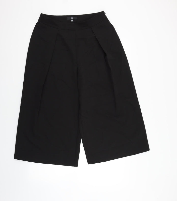 Missguided Womens Black   Trousers  Size 12 L22 in