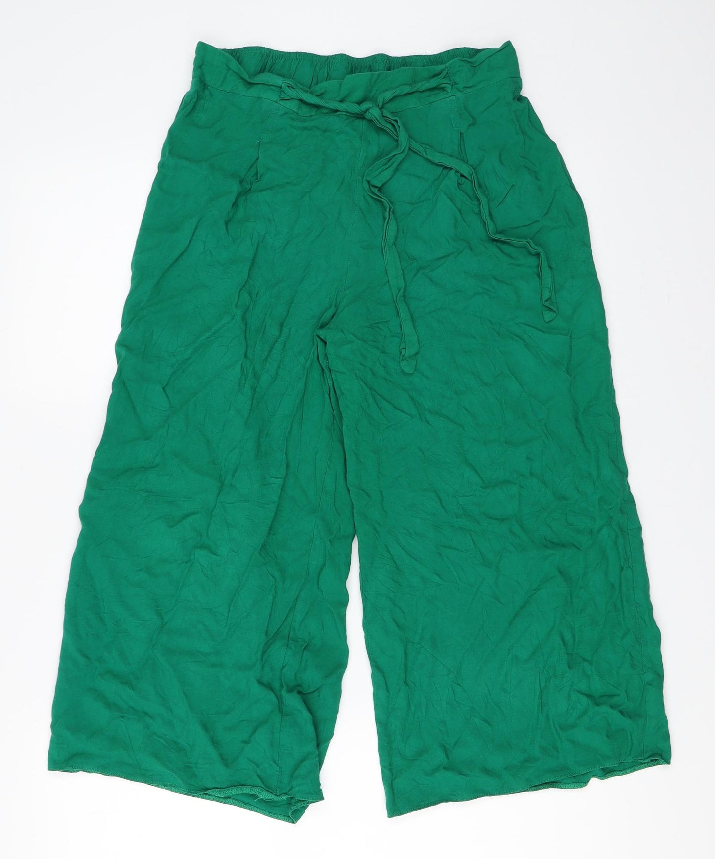 George Womens Green   Cropped Trousers Size 10 L20 in