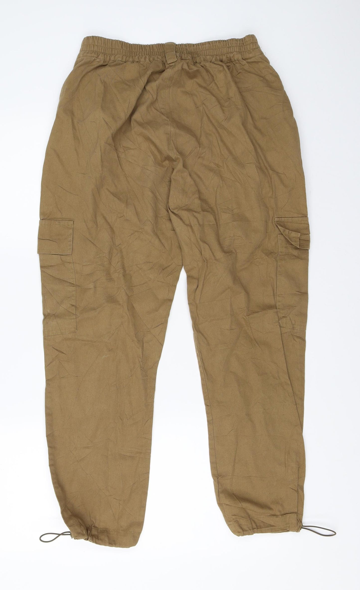 Primark Womens Beige   Cargo Trousers Size 10 L26 in