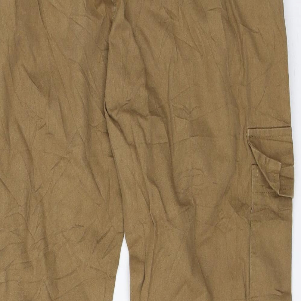 Primark Womens Beige   Cargo Trousers Size 10 L26 in