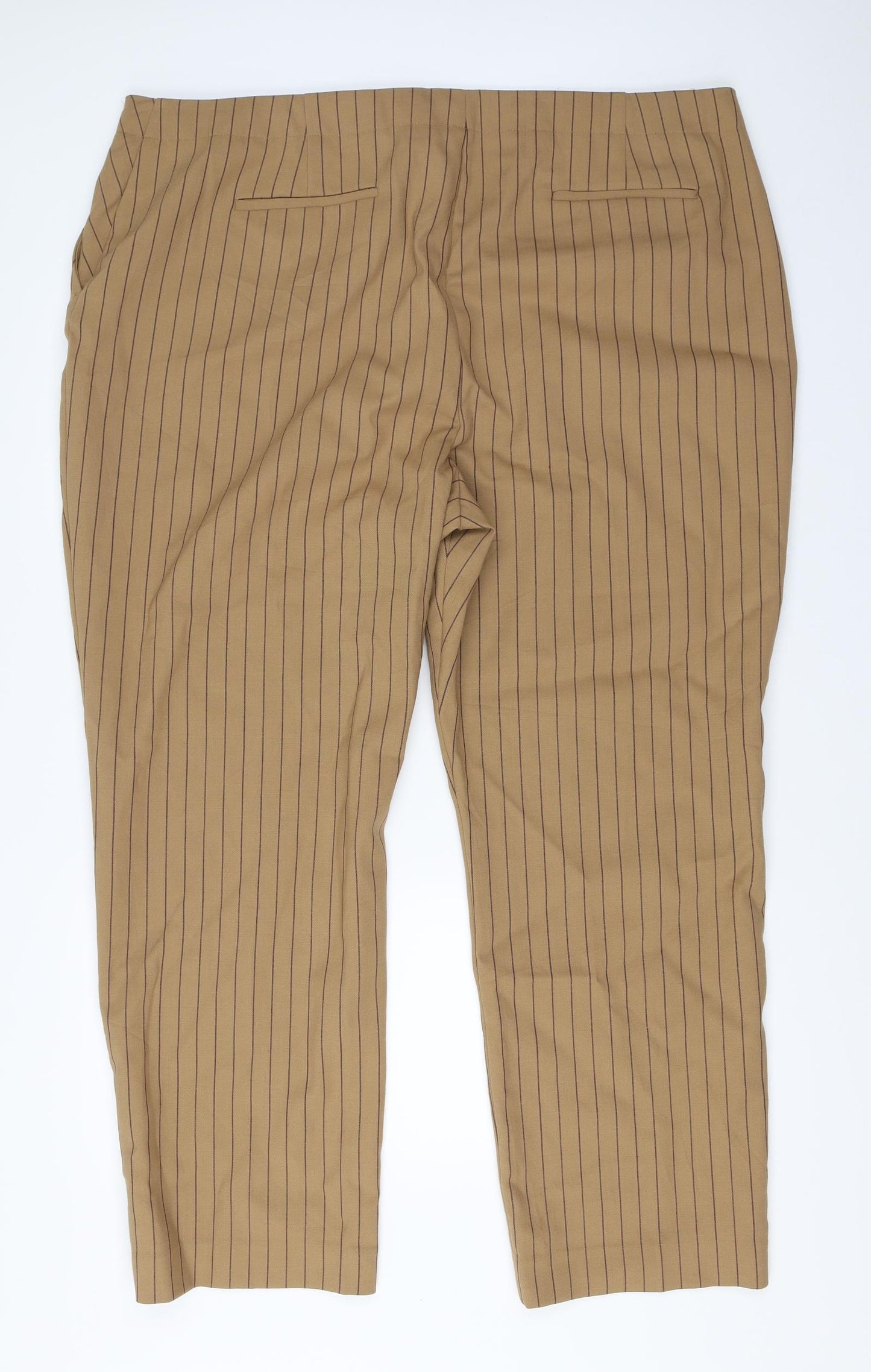 Marks and Spencer Womens Beige   Trousers  Size 24 L30 in