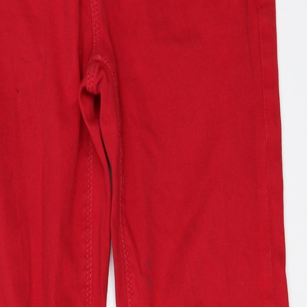 River Island Womens Red   Straight Jeans Size 10 L30 in