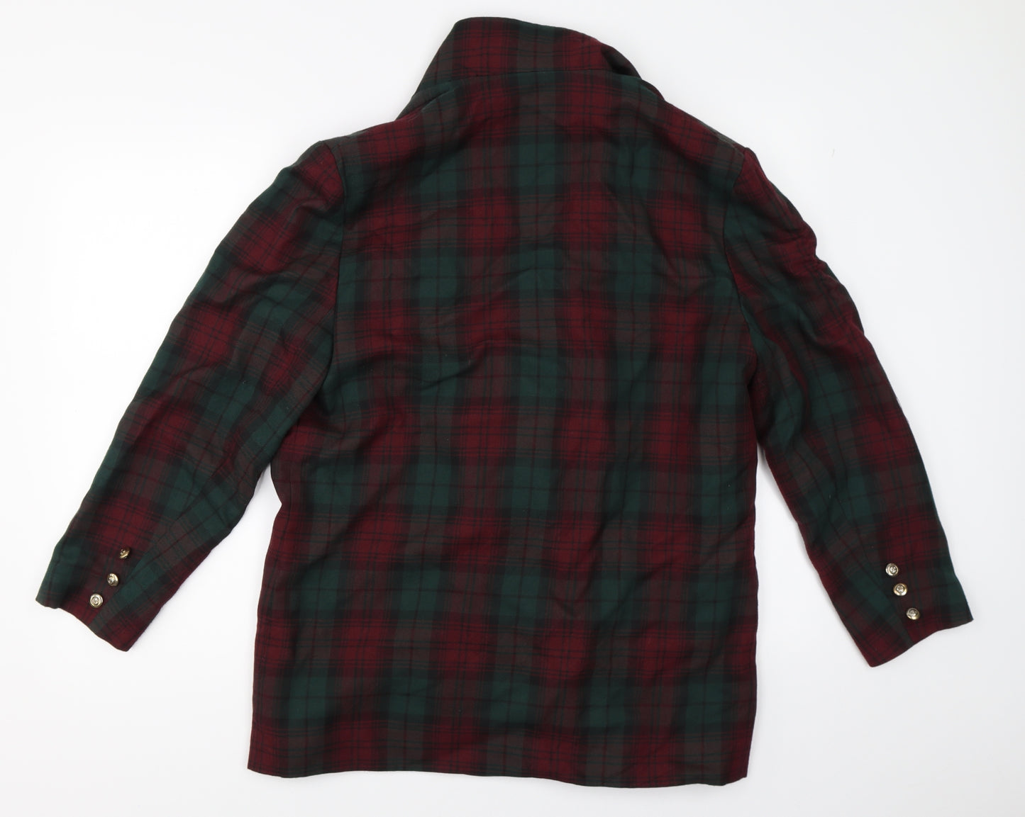 Florella Womens Green Check  Jacket Blazer Size 14