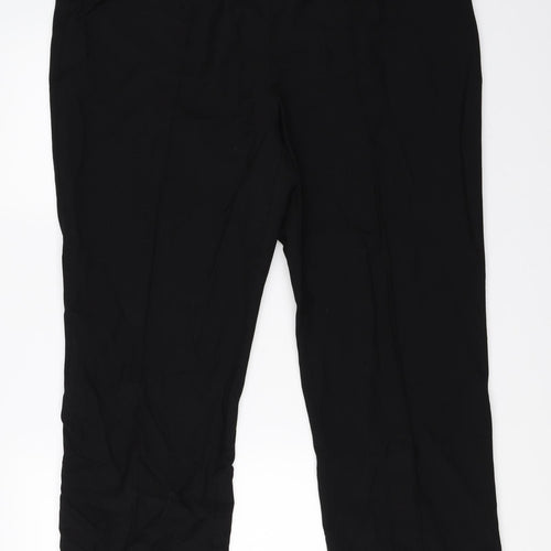 BM Collection Womens Black   Trousers  Size 18 L28.5 in