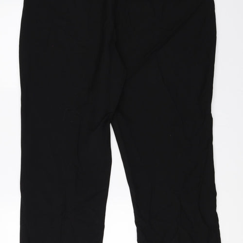 BM Collection Womens Black   Trousers  Size 18 L28.5 in