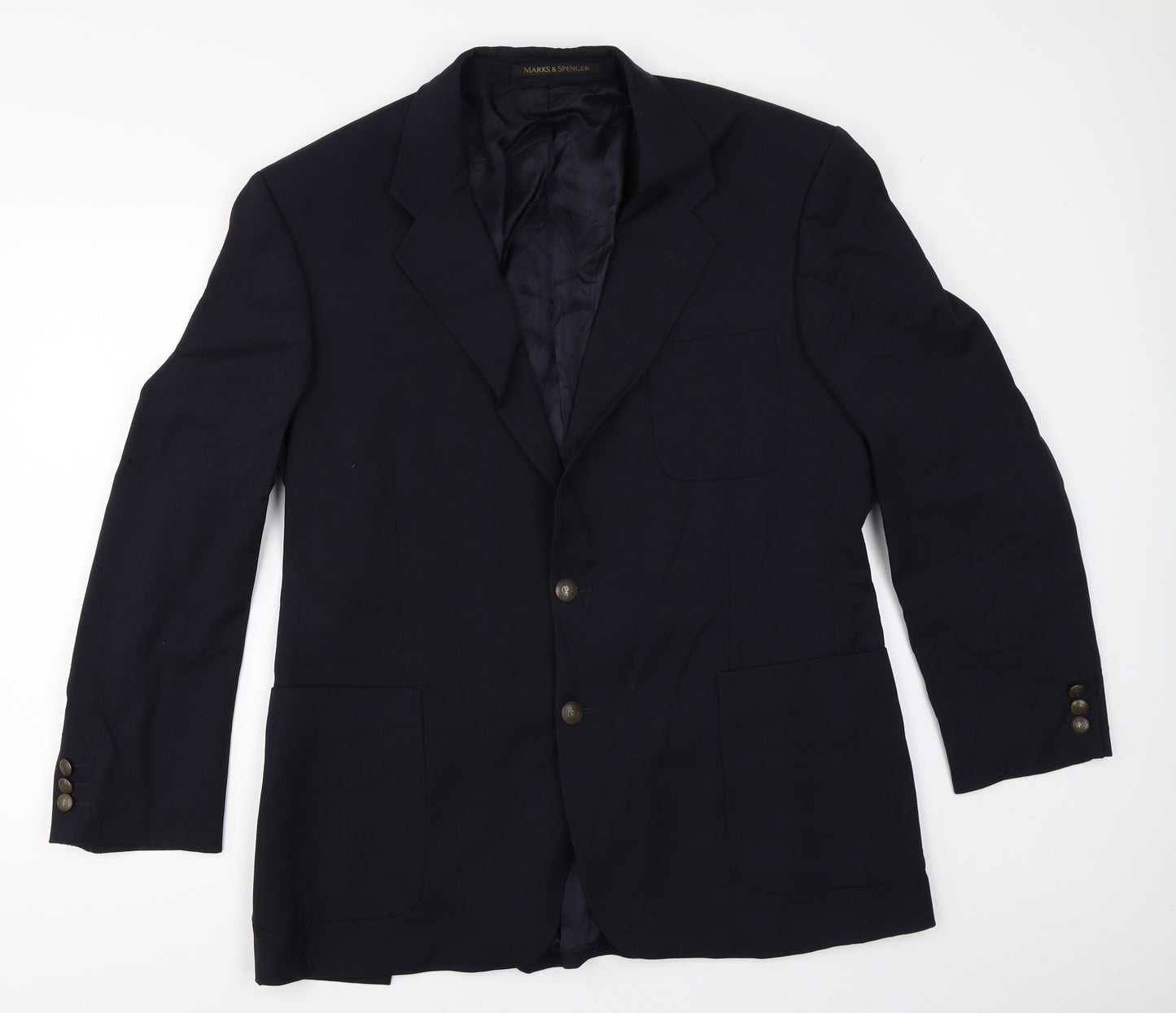 Marks and Spencer Mens Blue   Jacket Blazer Size 42