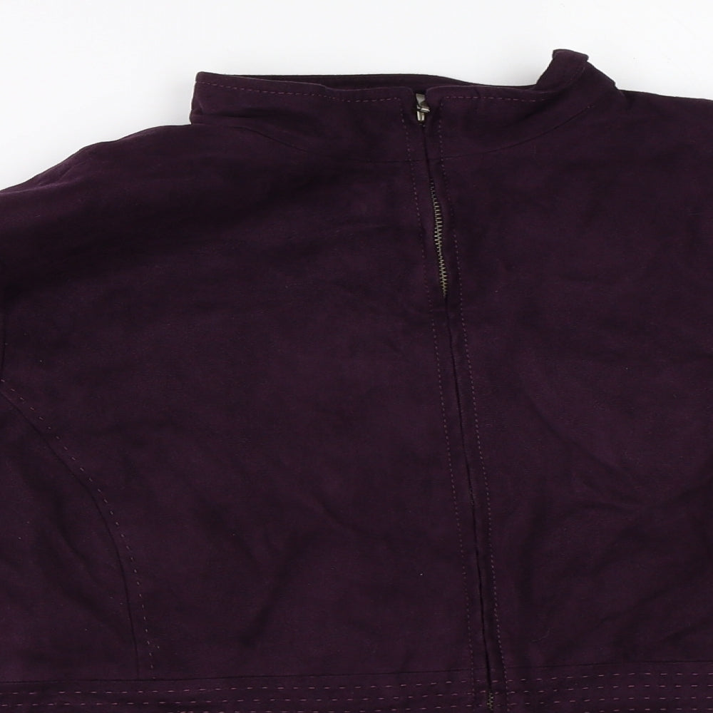 M&Co Womens Purple   Jacket  Size 18