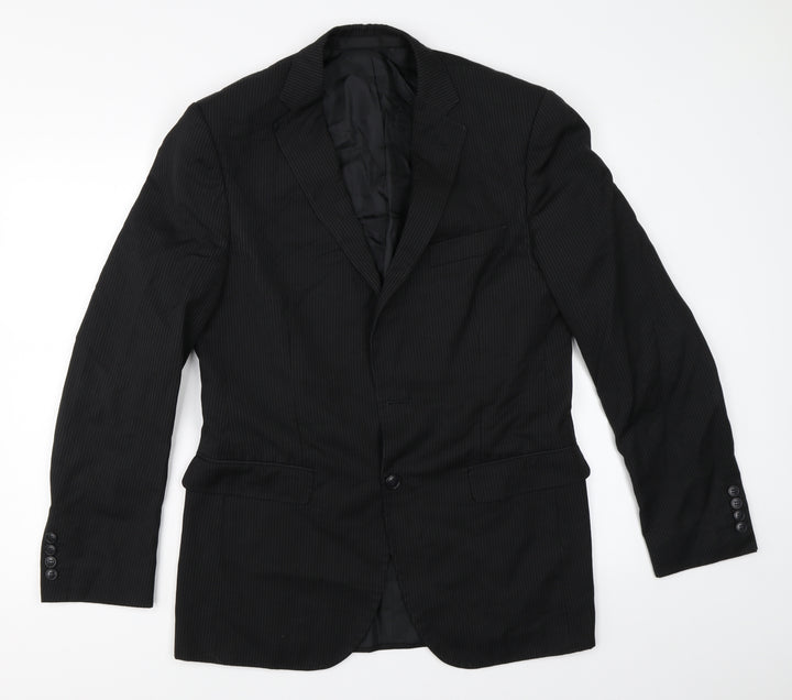 Marks and Spencer Mens Black   Jacket Blazer Size 38