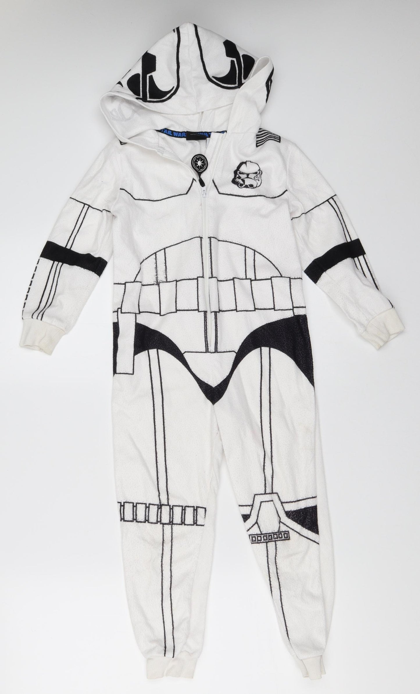 Star Wars Boys White Solid   One Piece Size 5-6 Years  - star wars onesie