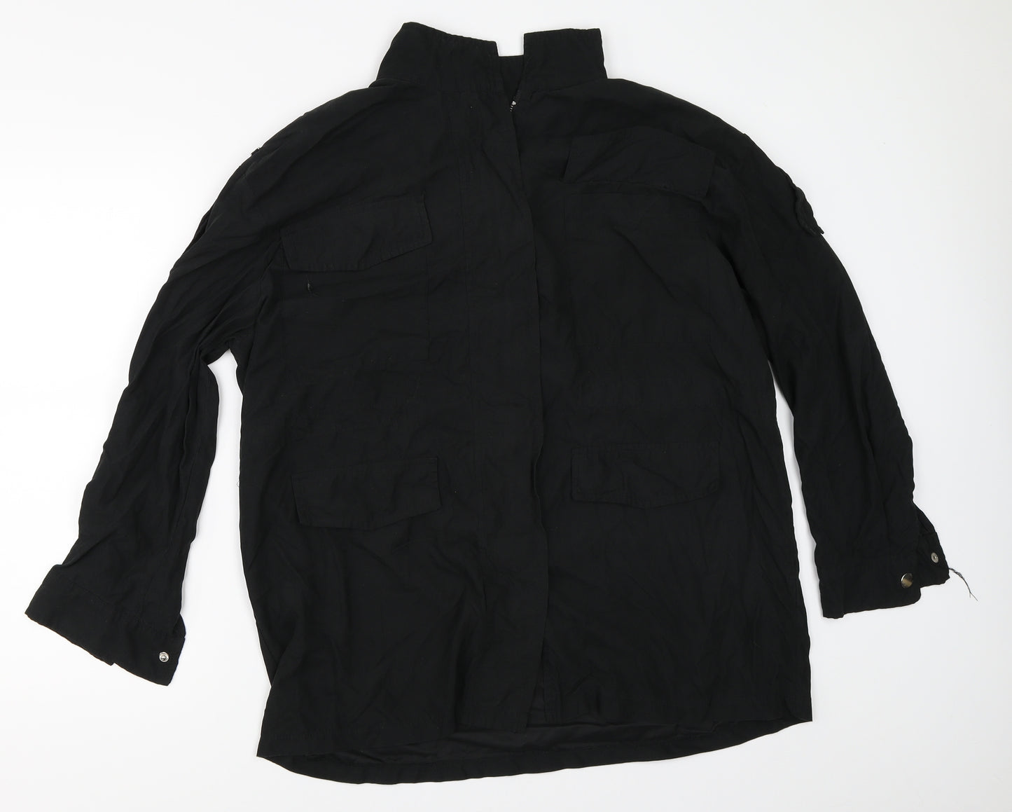 Boohoo Womens Black   Jacket  Size M