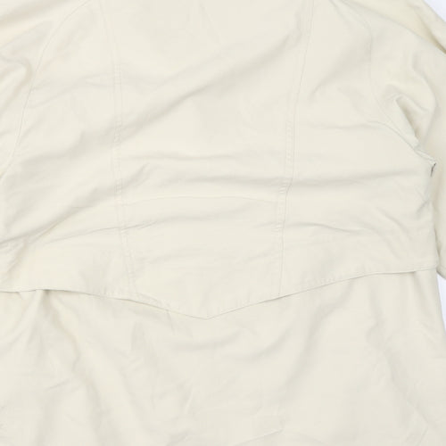 Stratus Womens Beige   Overcoat Coat Size M