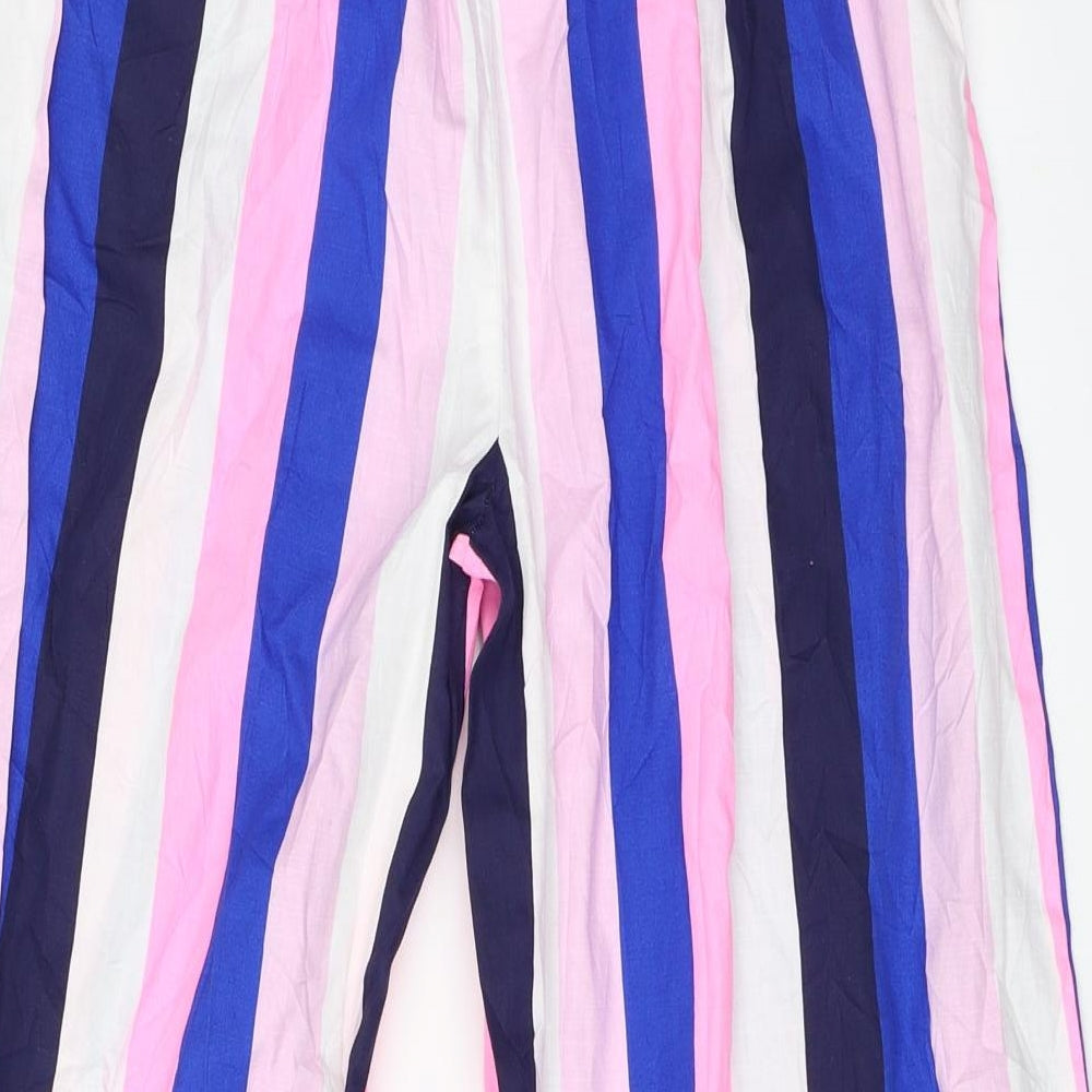 Marks and Spencer Girls Pink Striped  Top Pyjama Pants Size 13-14 Years