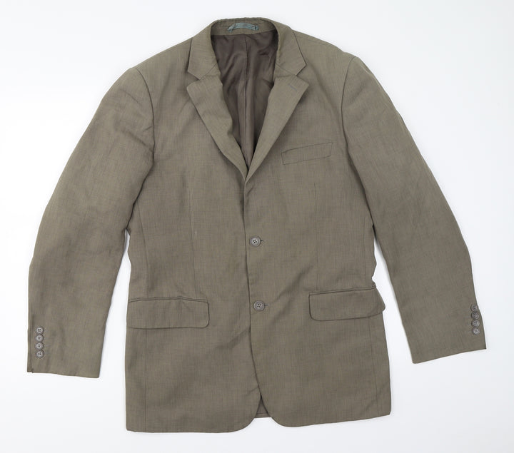 Taylor & Wright Mens Beige Jacket Blazer Size 38