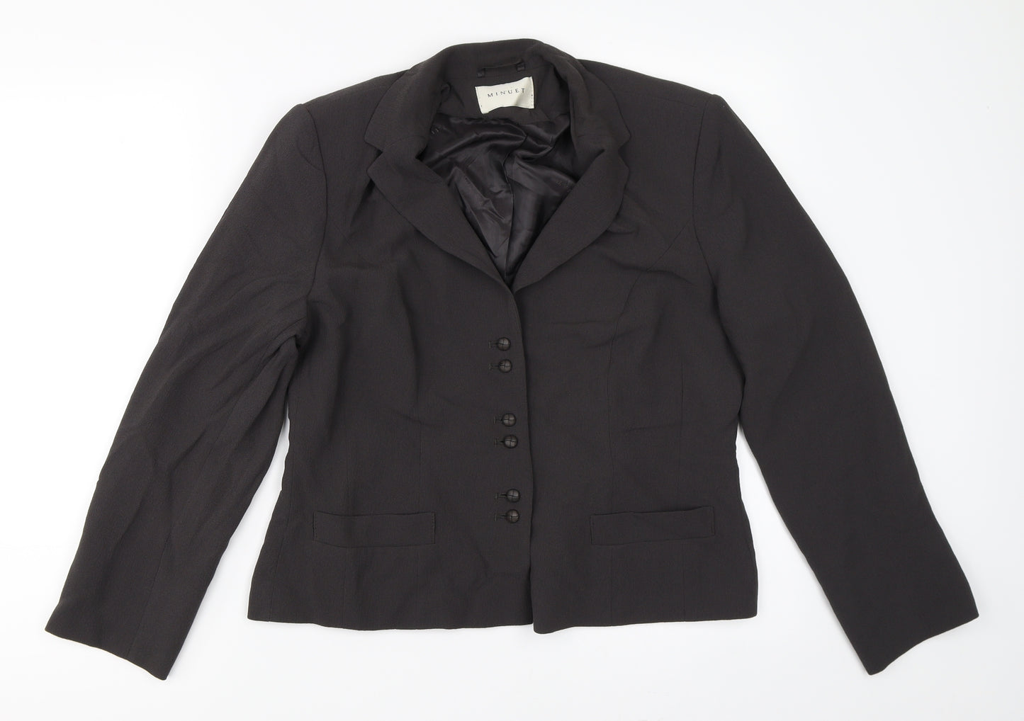 Minuet Womens Grey   Jacket  Size 12