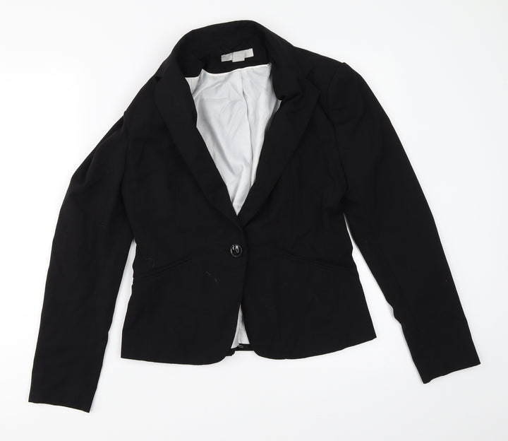 H&M Womens Black   Jacket Blazer Size 38