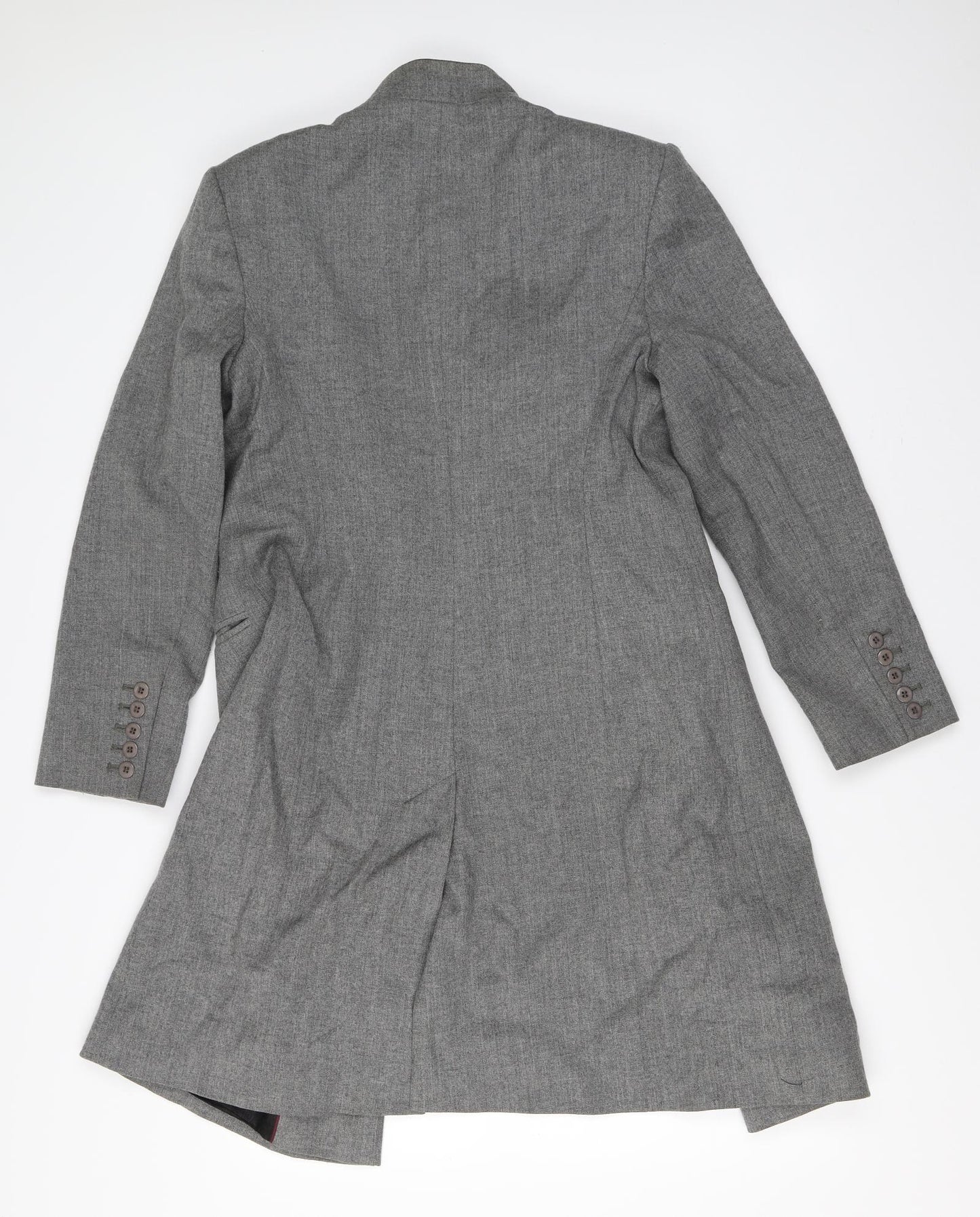 NEXT Womens Grey   Overcoat Coat Size 14